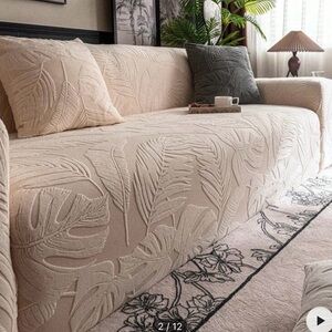 Leaf Pattern Design, Sofa Protective Cover